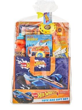 New Megatoys Hot Wheels Licensed Toys & Tote Bag Set, Toys